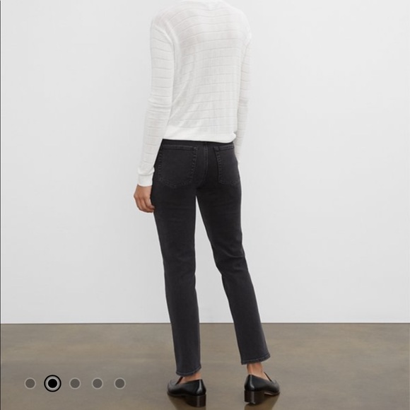 Club Monaco High Rise Skinny Jeans in Wash Black - Picture 2 of 11